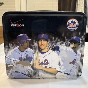 New York Mets David Wright Metal Lunchbox Verizon Giveaway MLB Vintage